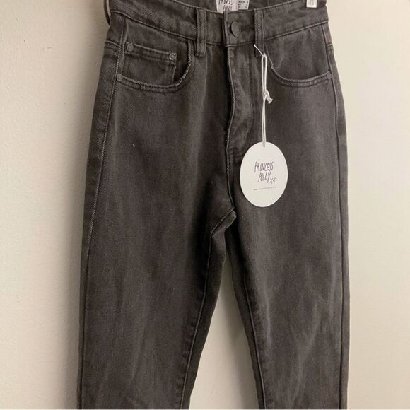 Princess Polly Secondcity Jeans | Black | High Waisted | NWT - Picture 3 of 11